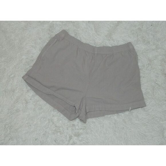 Wilfred Aritzia Shorts Purple Gelato Linen ‎ Plus Size 1X Pockets Pull On - Picture 2 of 10